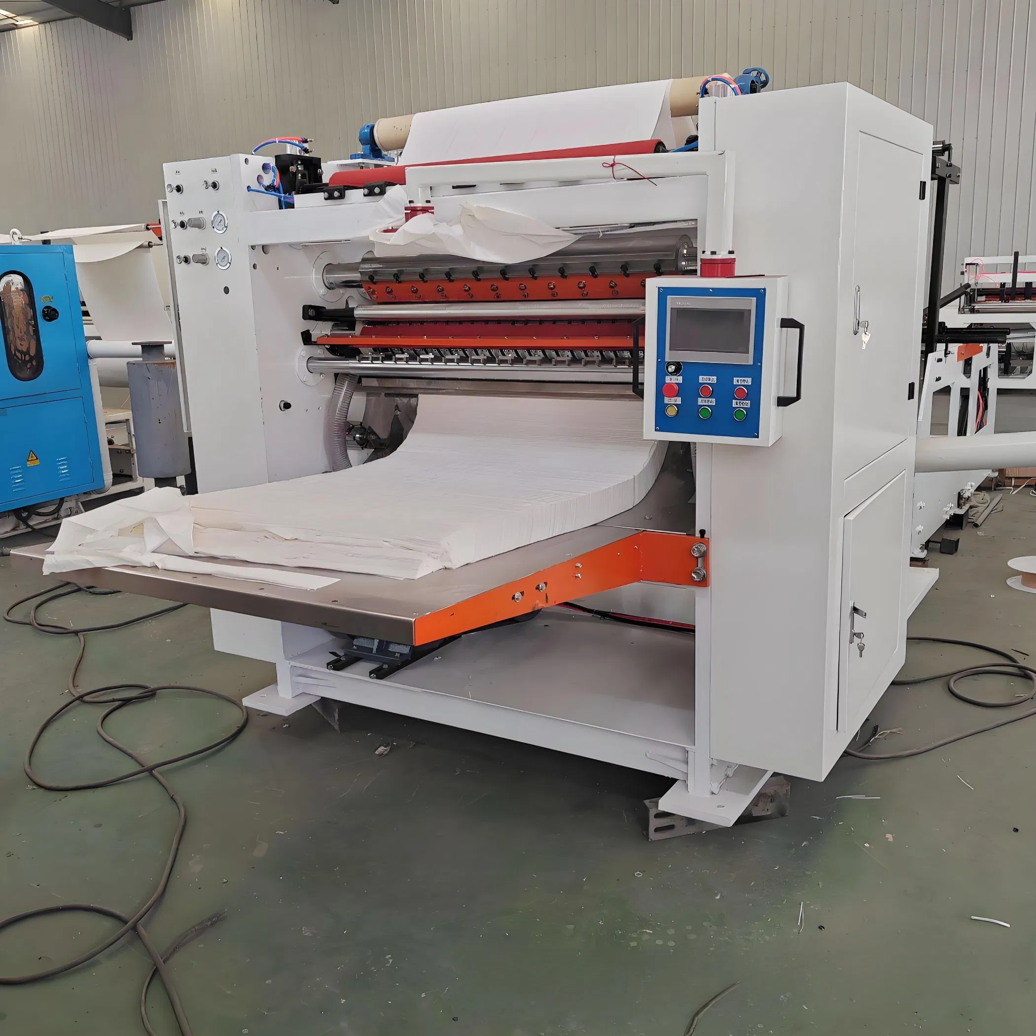 Kitchen Towel Paper Factory Equipment - Integrated Embossing, Perforating, Slitting