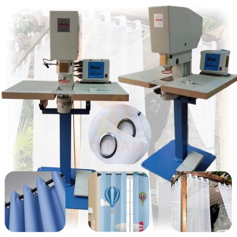 Hot Selling Curtain Eyelet Punching Machines Fabric Punching Perforating Machine Eyelet Punching Hole Machine for Ring Curtains