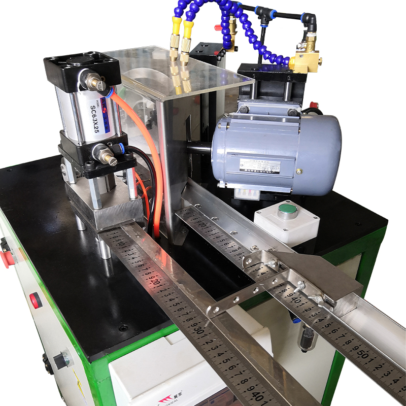 380V Refrigeration Glass Door Magnetic Strip PVC Rubber Gasket 45 Degree Automatic Cutting Machine Cutter