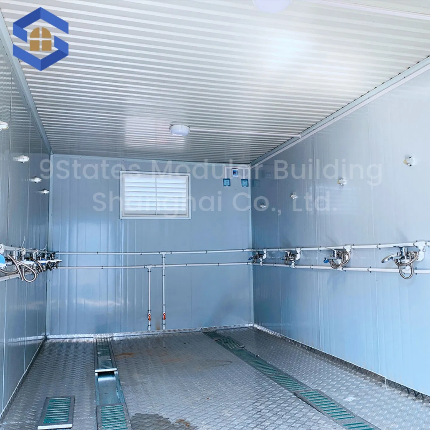 Seismic Rated Frame Tool-Free Assembly Prefab Container for Multilingual Signage Container Prayer Room
