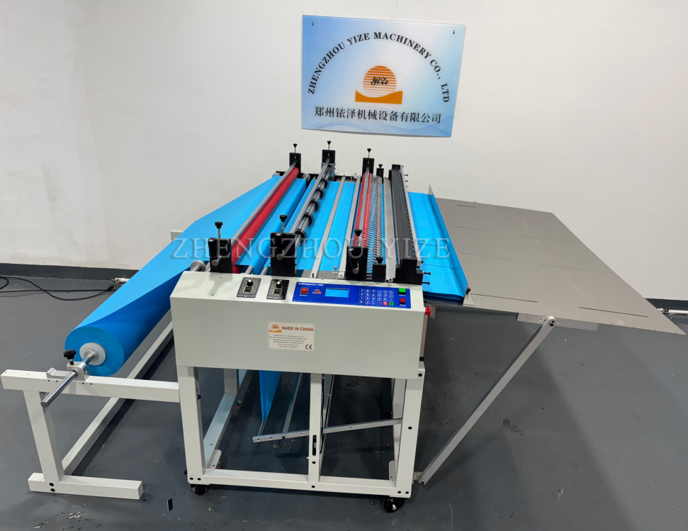 Steel Sealing Gasket Hot Melt Adhesive Tape PE Tube Clothes Label Ribbon Roll to Sheet Cutting Machine Slittiing Punching Machine