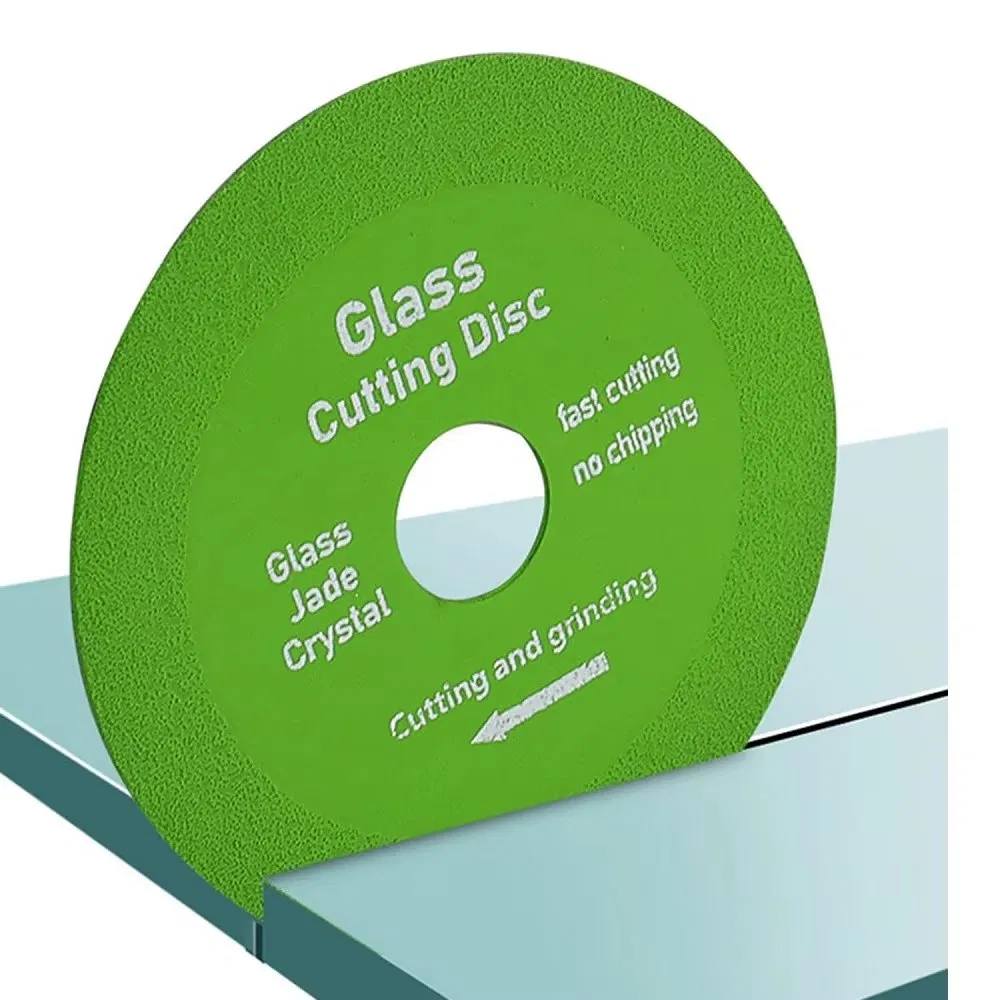 Glass Cutting Disc Compatible with All 4 Inch Model 100 Angle Grinder with 20mm to 5/8 Inch Inner Aperture Conversion Gasket