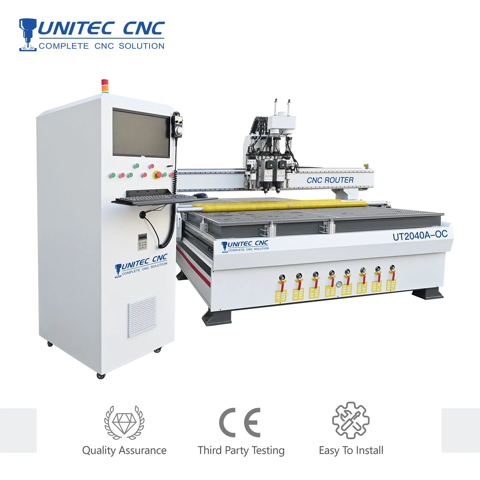 Unitec Factory Thick Acrylic MDF Solid Wood Hard PVC Cardboard Corrugated Paper Fabric Knife Cutting Machine Eot Pot V Cutter Digital Cutter CNC Cutting Machine