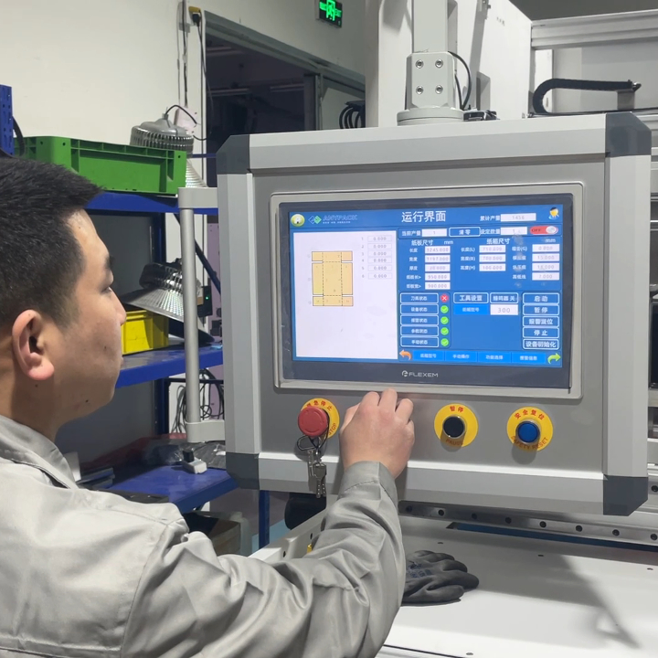 Cardboard Box Making Machine Box Maker Fully Automatic Slotting Scoring Slitting Creasing