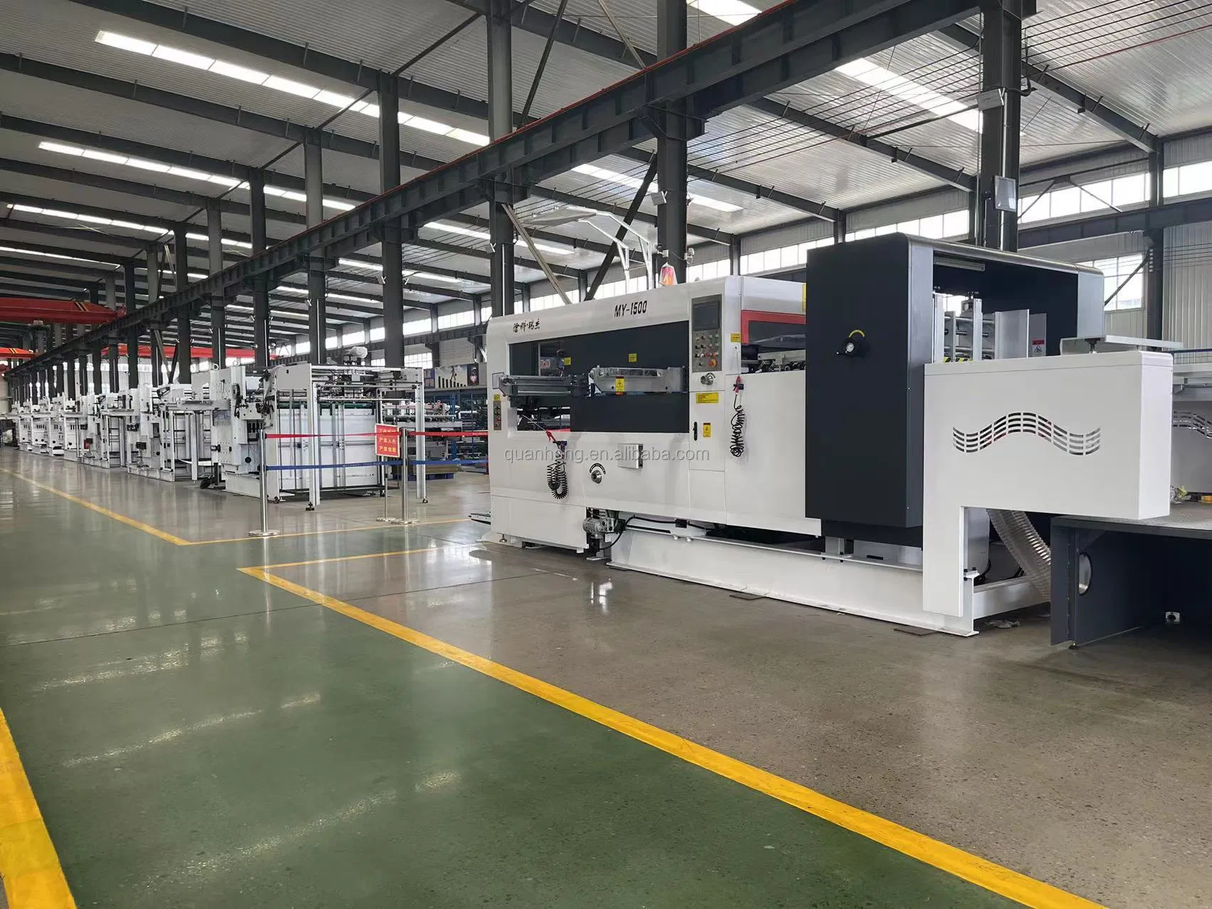 Fully Automatic Platen Corrugated Carton Box Die-Cut Creasing Board Punching Machine