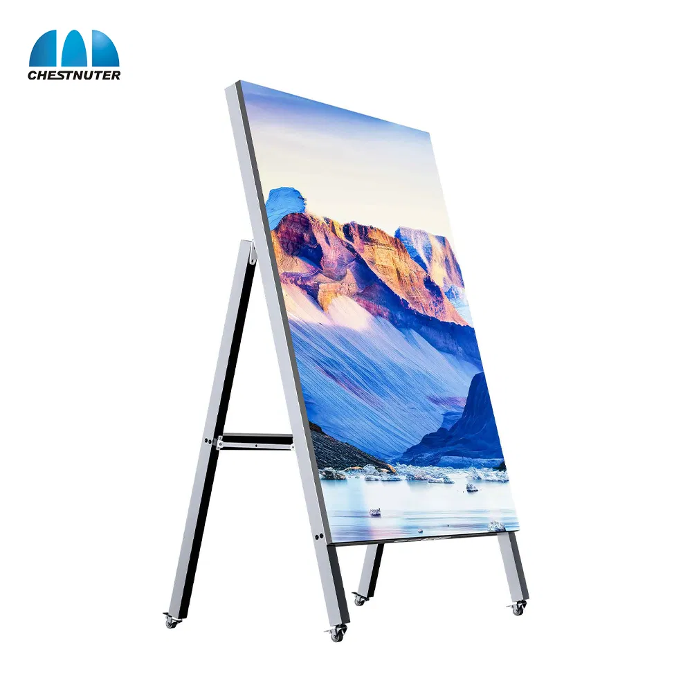 P1.53 Portable LED Display with Tool Free Assembly Lightweight Digital Signage