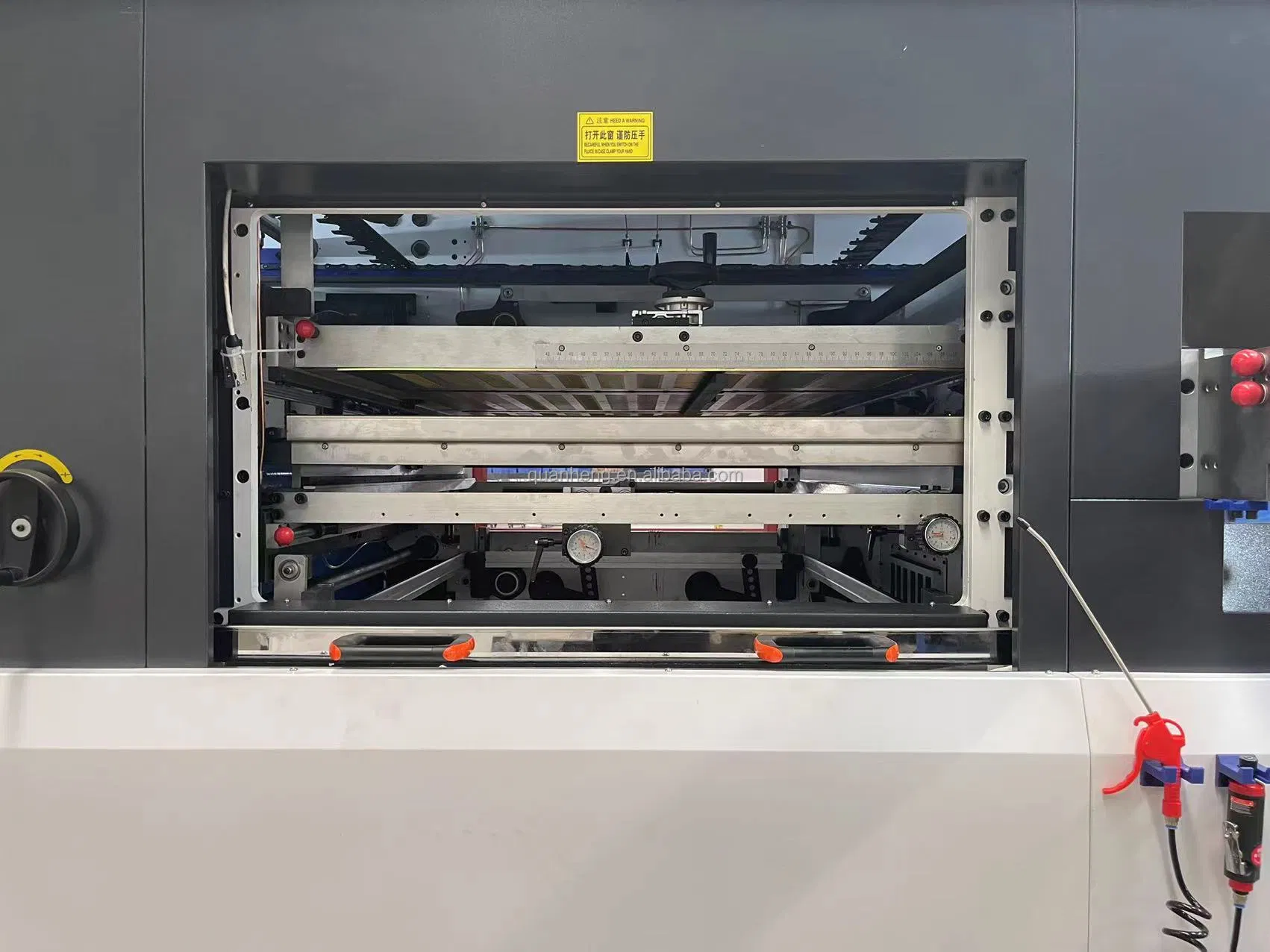 Fully Automatic Platen Corrugated Carton Box Die-Cut Creasing Board Punching Machine