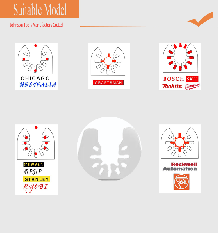 Strongest 52*38mm Stainless Steel Oscillating Scraper Tool Saw Blade