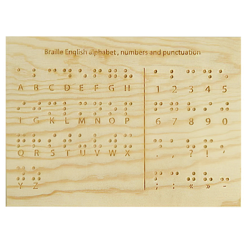 Portable Early Education Learning Tools 15 Lines Braille Abacus for The Low Vision and Elderly People Professional Blind Abacus