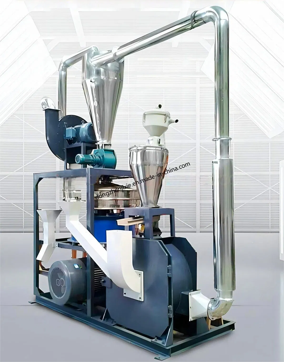 Dzjx 500 600 Vertical High Yield Belt Screening Plastic Grinder Plastic Crusher