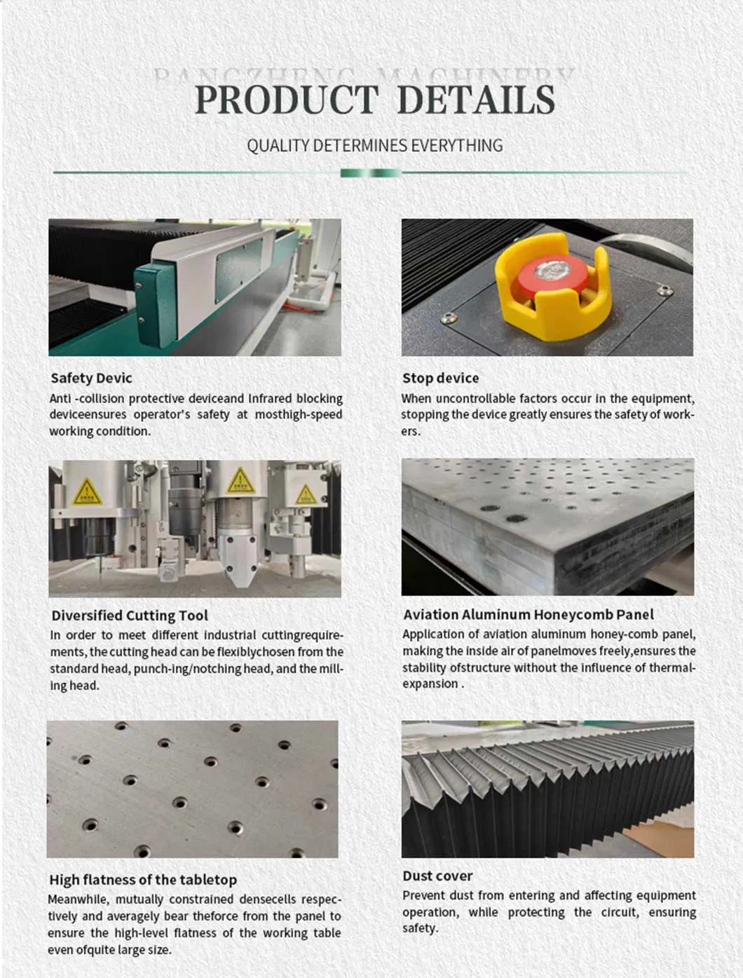 Detailed specifications