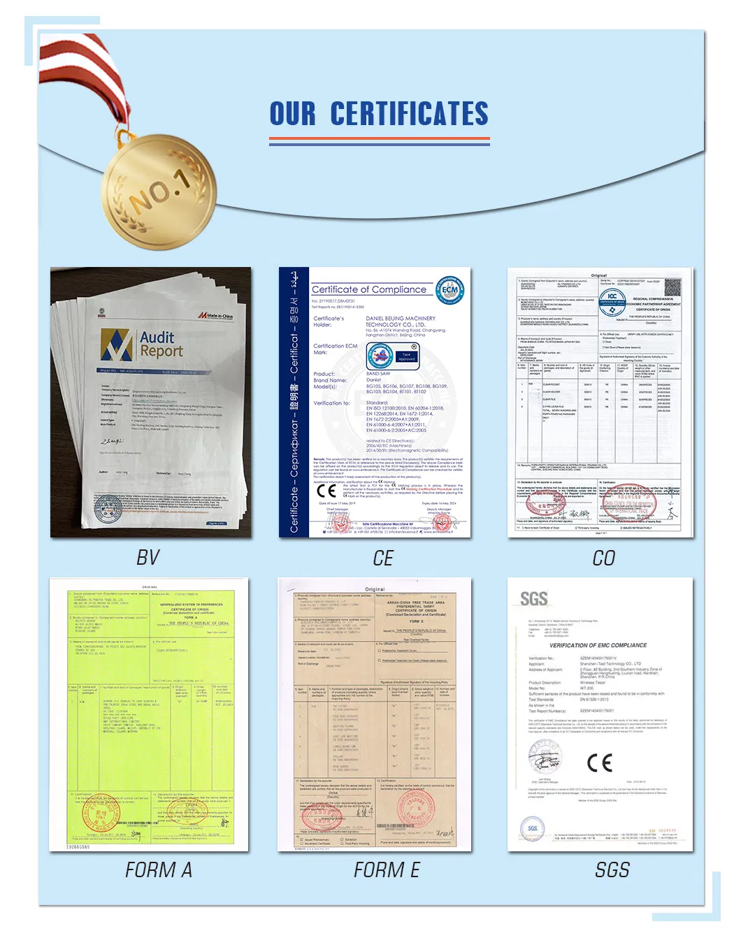 Certifications