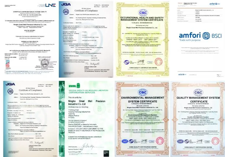 Quality Certifications