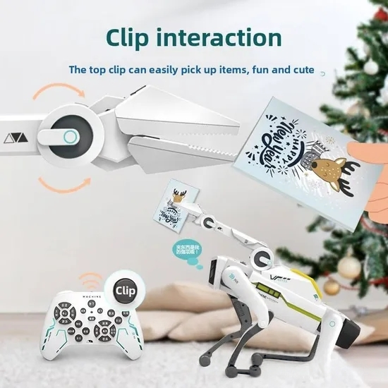 Robot perro de acrobacias educativo control remoto programación inteligencia artificial juguete para niños