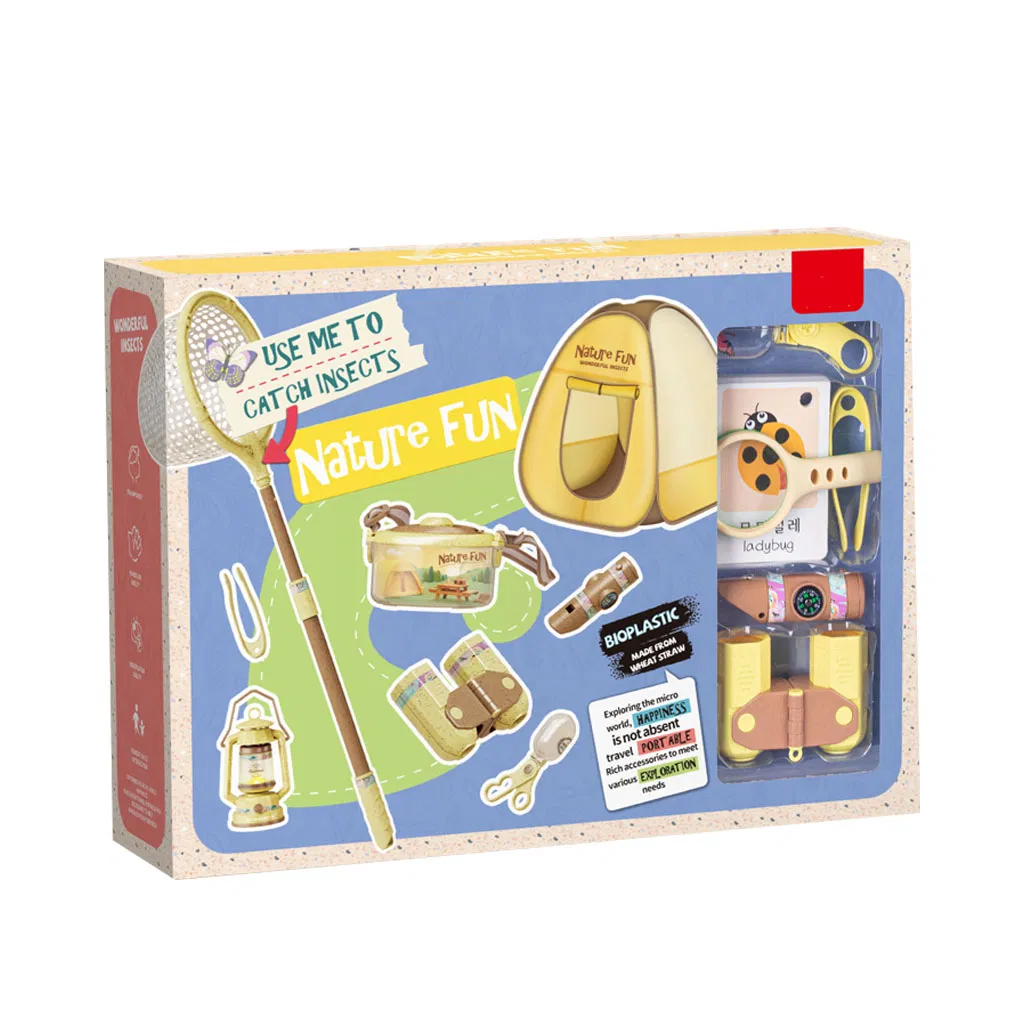 Maravilloso Juego de Juguetes de Insectos de Plástico Biodegradable Hecho de Paja de Trigo (19PCS) Juguete Educativo de Ciencia STEM para Niños al por mayor 2025 Más Vendido
