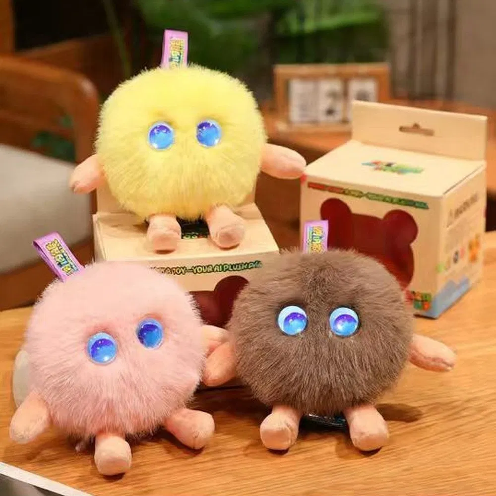 Juguete de peluche de aprendizaje de idiomas con Lycra de toque delicado para cuestionario de conocimientos