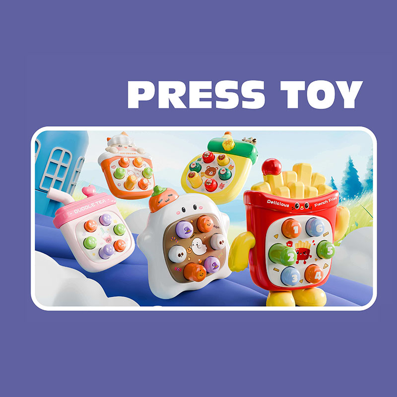 Nuevo lanzamiento de Xinbo Juego de Rompecabezas Golpea al Topo Juguete de Descompresión Caricatura Linda Juguete Educativo Interactivo para Padres e Hijos