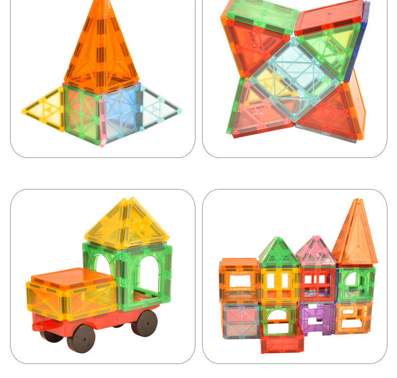 Fabricación Profesional de Bloques Magnéticos para Construcción - Set de Imán Educativo STEM para Niños