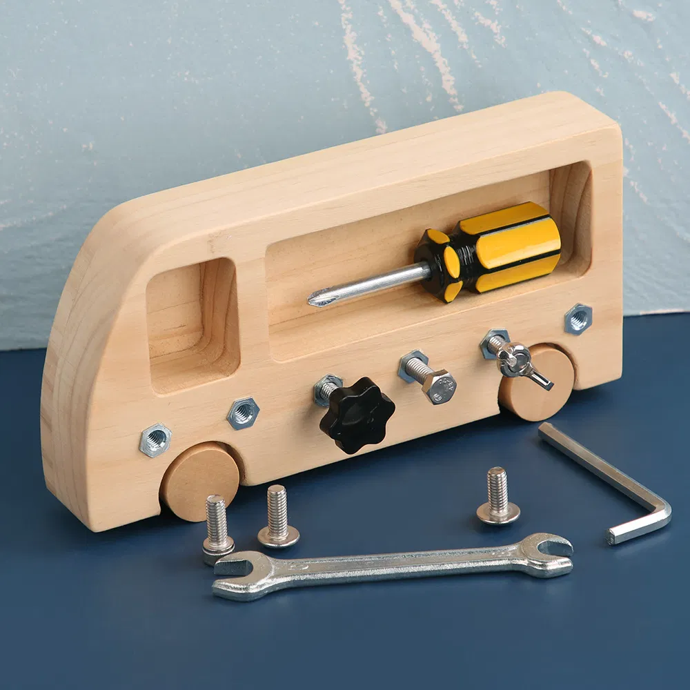 Juguetes de madera de mesa EMA Montessori para la educación temprana de niños y desarrollo cognitivo