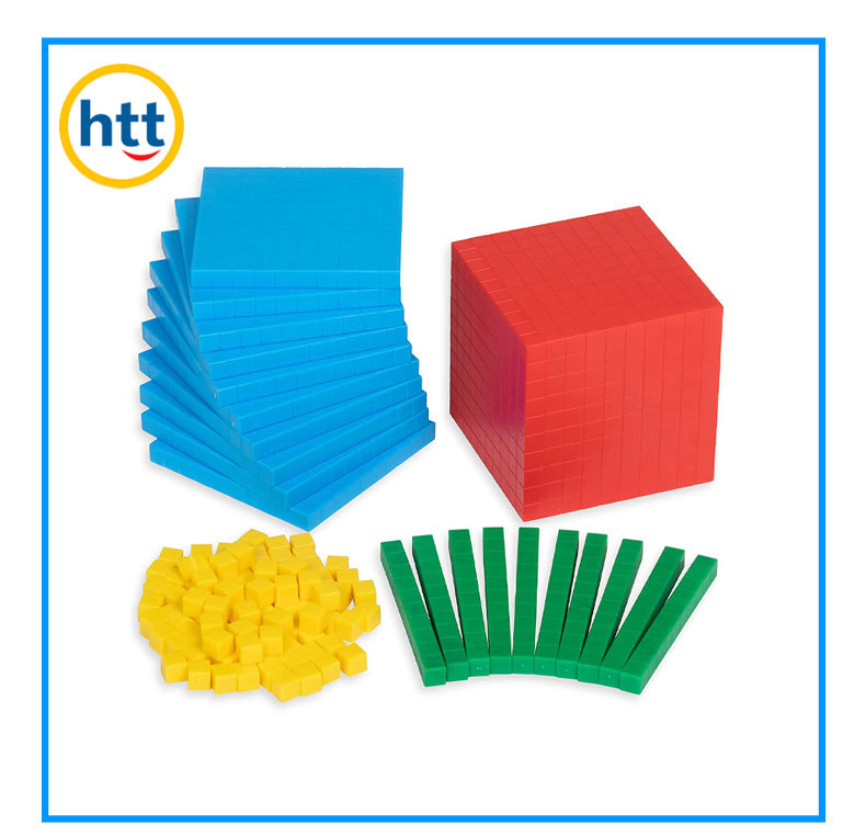 Fábrica de Htttoys Cubo Base Diez Juguete Educativo de Matemáticas Inteligente de Plástico para Niños