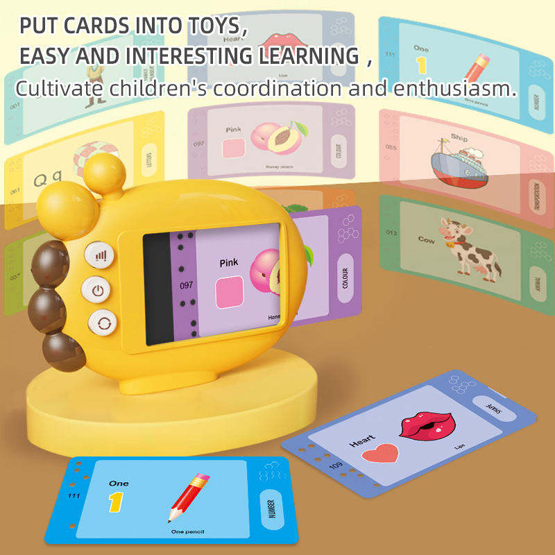 Juguetes educativos inteligentes tarjetas de memoria hablantes juguetes para niños aprendizaje del idioma inglés