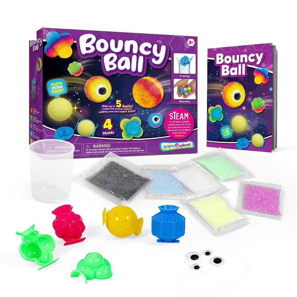 Juego de juguetes educativos de STEM: Haz tus propias pelotas rebotadoras