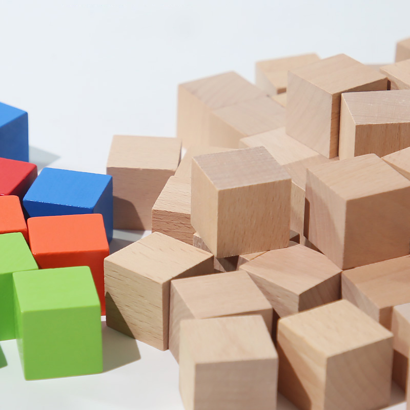 Juguetes de bloques de madera creativos para niños, set de mini ladrillos, regalo para niños