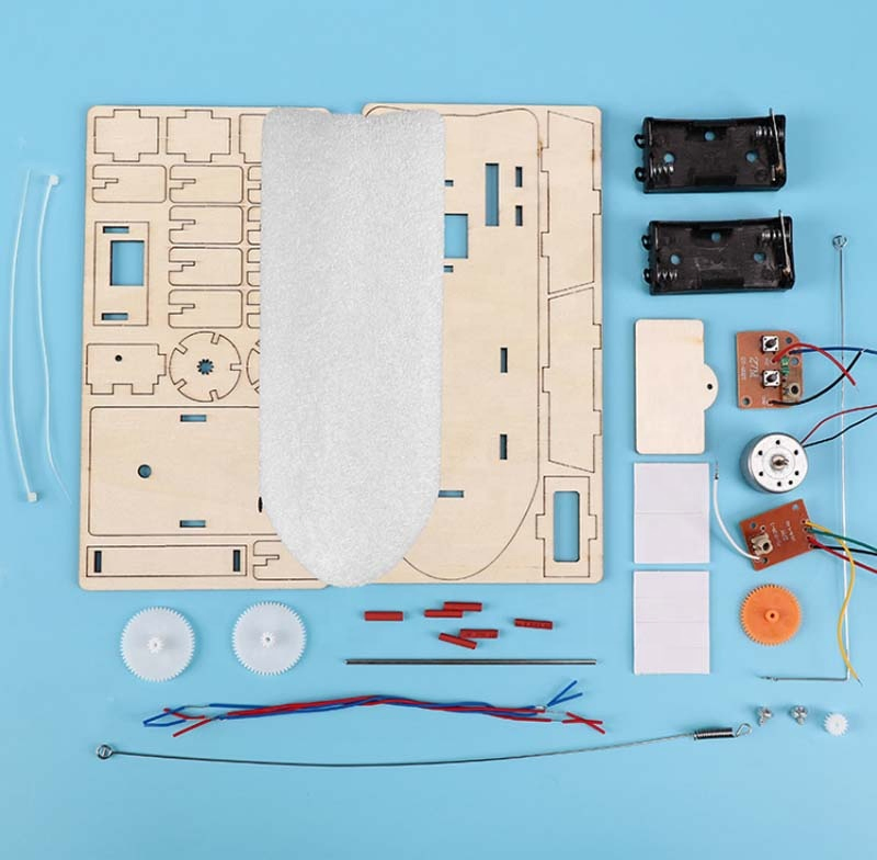 Experimento de ciencia para niños juguetes educativos de madera para niños en la escuela