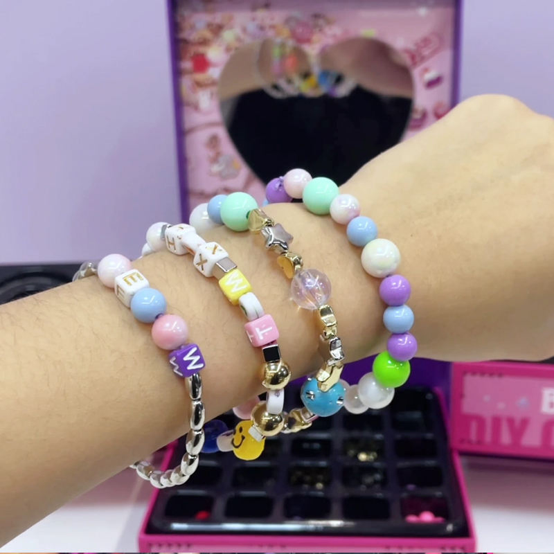 Juguetes de fabricación de joyas AiJH, cuentas para hacer pulseras, encantos para la fabricación de joyas, manualidades y arte DIY