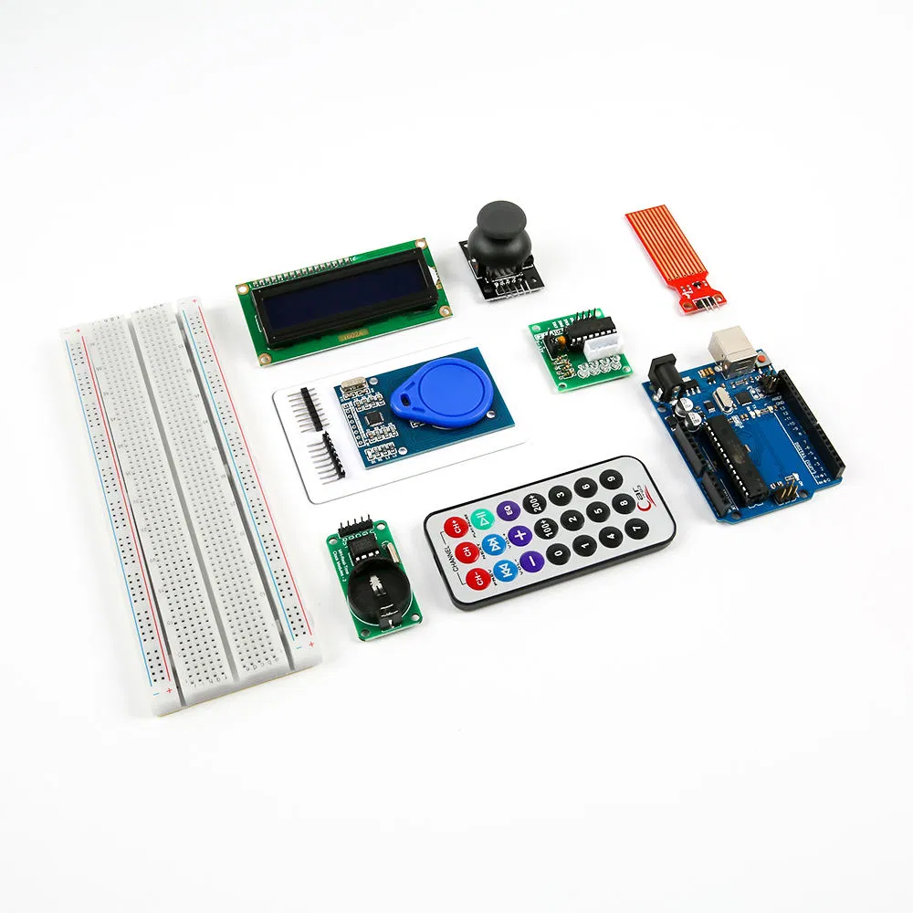 Kit de inicio versión mejorada de RFID para niños; juguetes educativos creativos de electrónica científica para programación de robots inteligentes para Arduino