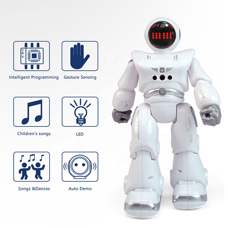 Robot educativo inteligente de programación con detección de gestos multifuncional, control remoto, robot humanoide inteligente