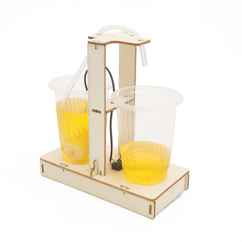 Kit de dispensador de agua para niños; S DIY Stem Juguetes educativos de madera para el aprendizaje de tecnología científica creativa