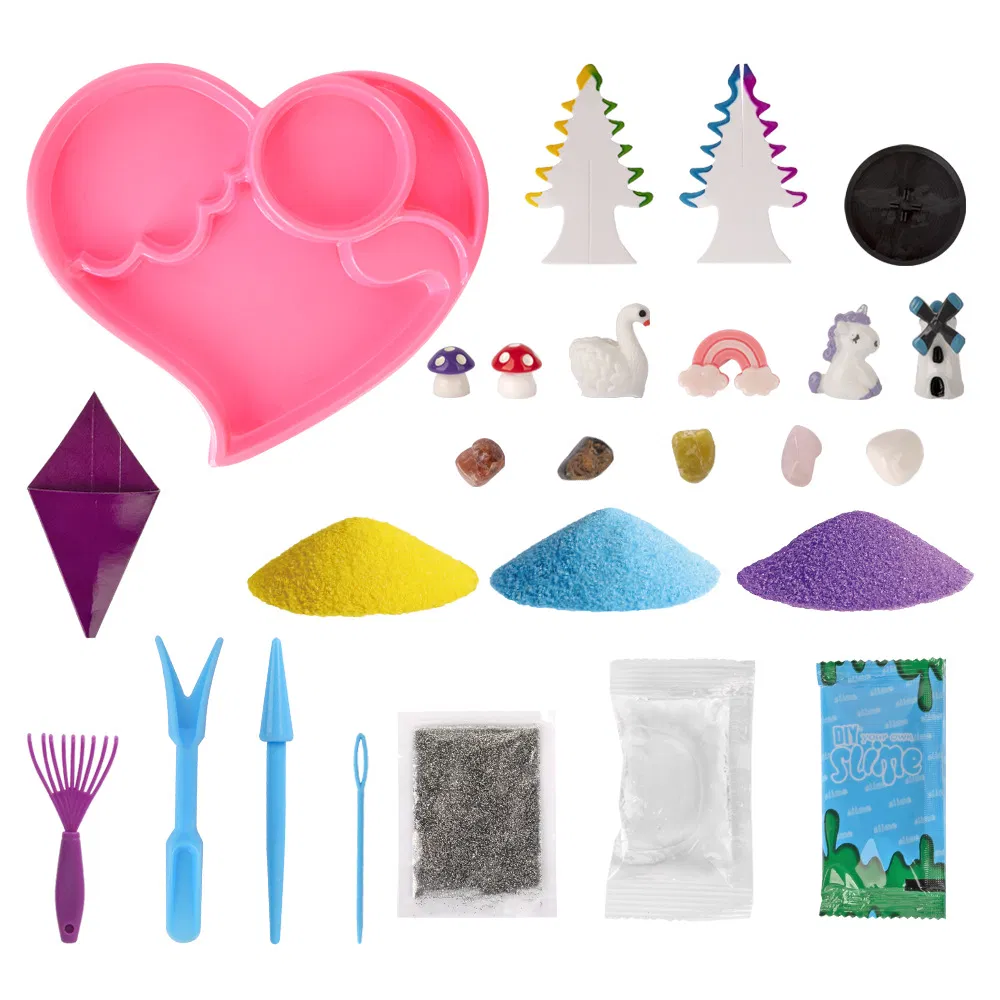 Kit de Jardín Zen Mágico para Niñas, Juguetes Educativos de Manualidades y Artes DIY, Conjunto de Experimentos Científicos Creativos para Niñas 7-14 Años