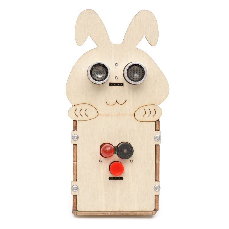 Kit corrector de postura sentado ultrasónico para niños; S DIY Stem juguetes educativos de madera para el aprendizaje de tecnología y programación científica creativa