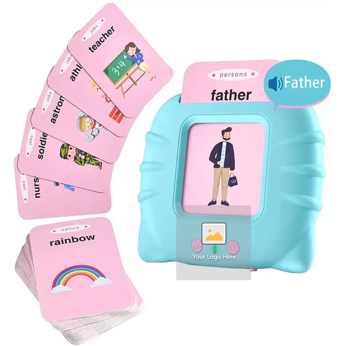 Juguetes educativos AiJH en inglés para niños, recursos educativos, tarjetas de lenguaje, juguetes de aprendizaje para niños