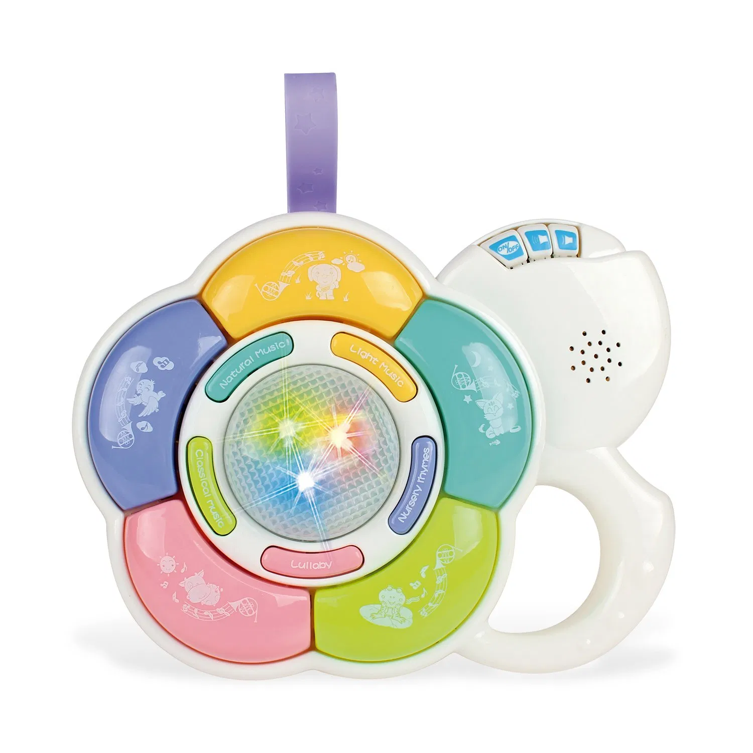 Juguete sensorial musical Baoli para bebés con luces intermitentes, aprendizaje temprano