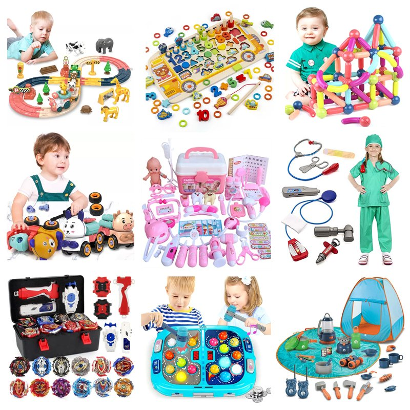 Juguete de cocina de juguete Tombotoys, rompecabezas de juego de simulación, regalo promocional, coche de control remoto RC, juguete educativo para bebés, juguetes de plástico al por mayor, juguete para niños