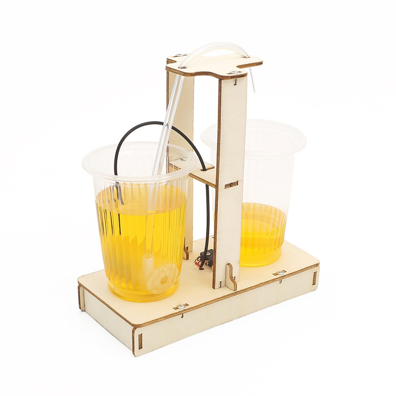Kit de dispensador de agua para niños; S DIY Stem Juguetes educativos de madera para el aprendizaje de tecnología científica creativa