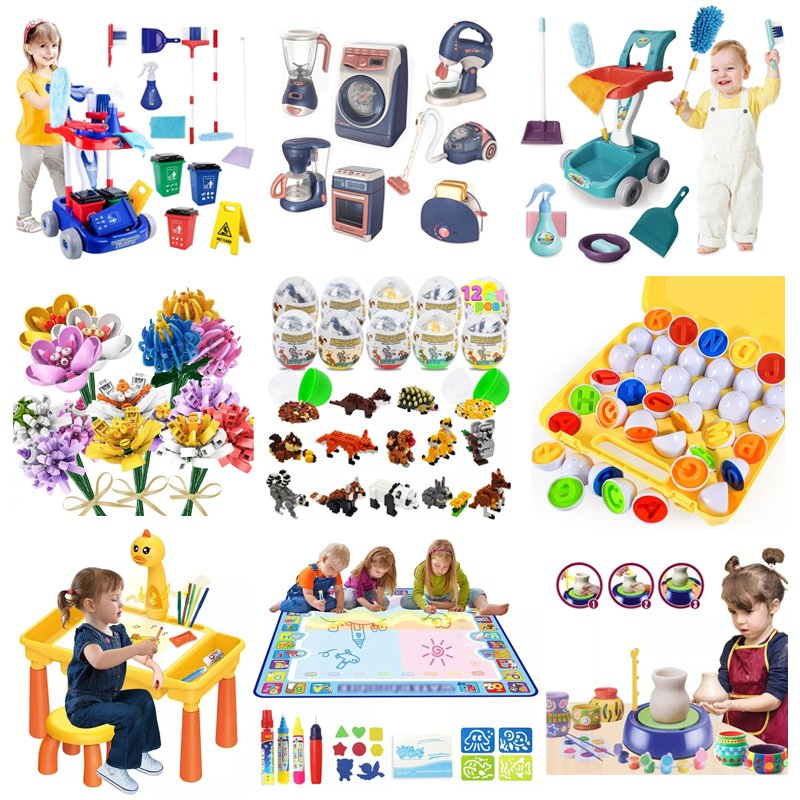 Juguete de cocina de juguete Tombotoys, rompecabezas de juego de simulación, regalo promocional, coche de control remoto RC, juguete educativo para bebés, juguetes de plástico al por mayor, juguete para niños