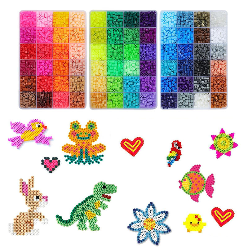 Kit de Juguetes de Artes y Manualidades con Perlas de Fusión 120 Colores