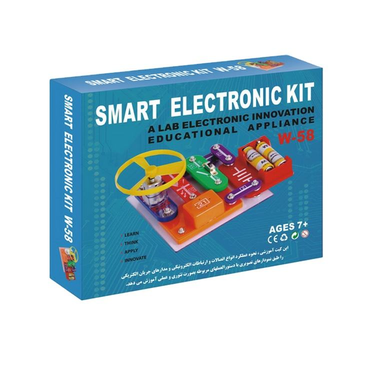 Juego de Aprendizaje para Niños QS Steam Educativo DIY 58 Tipos de Circuitos Laboratorio Electrodoméstico Kit de Bloques de Construcción Electrónica Juguetes para Niños