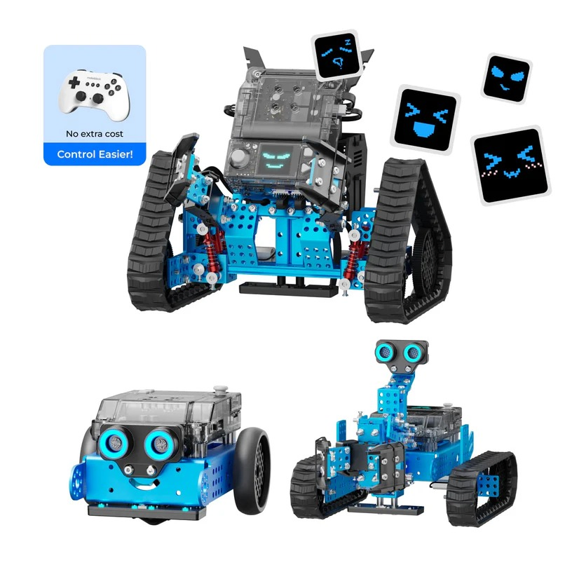Kit de Robótica Rover de Makeblock Mbot2: Robot Emo Interactivo para Niños para Aprender a Programar y Jugar al Aire Libre