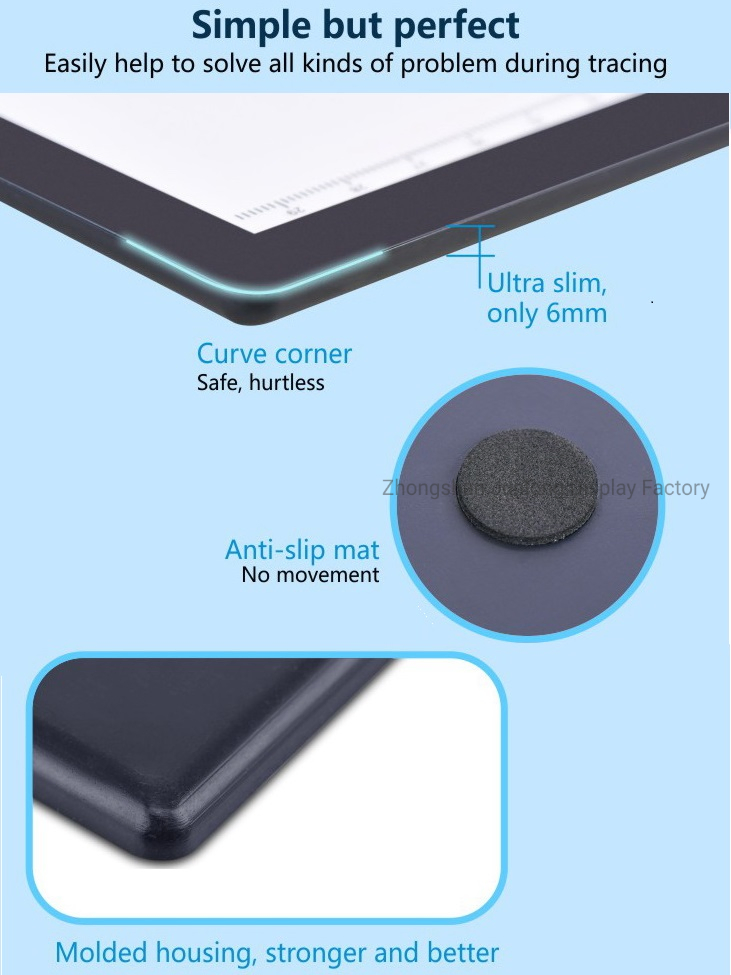 Pad de luz LED para manualidades, actividad de dibujo, suministro educativo de arte