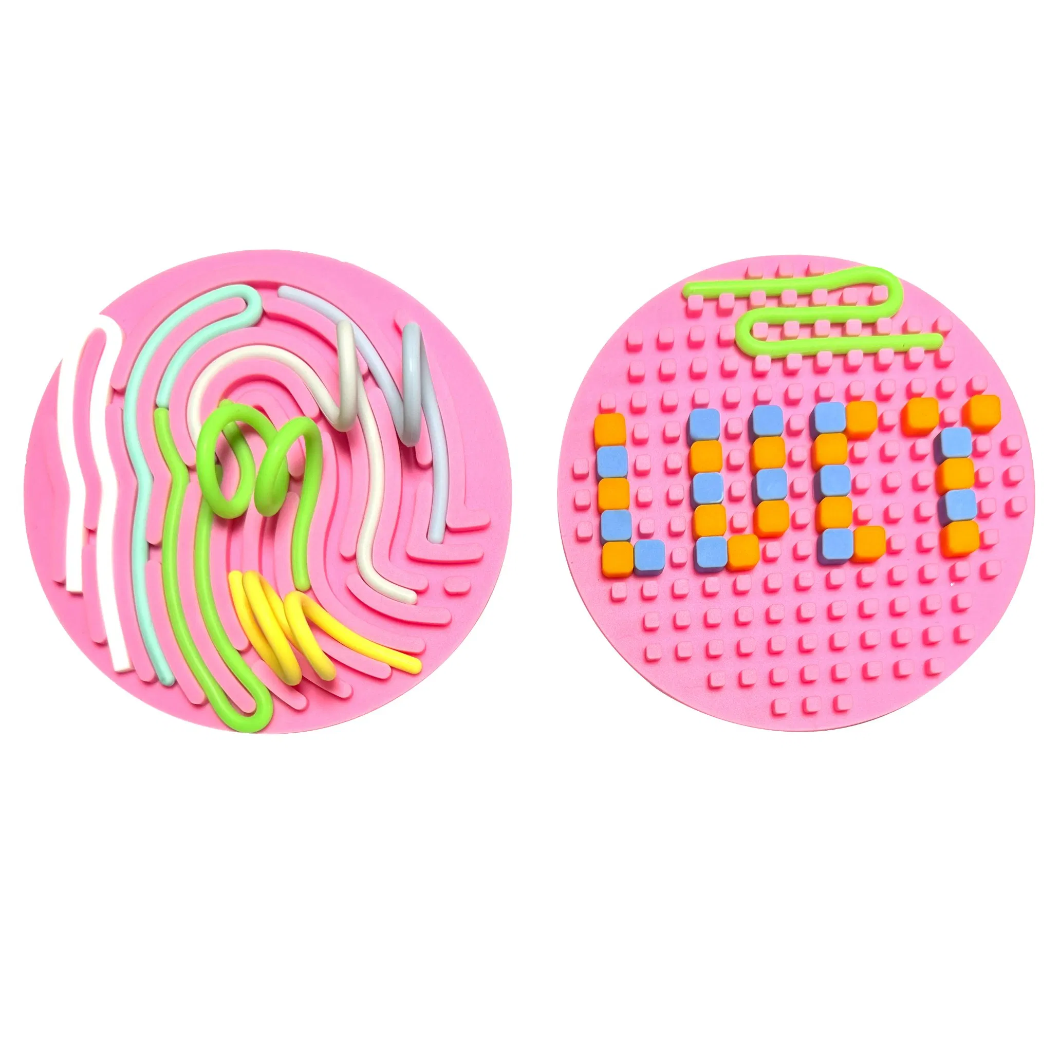 122 Modelo No. Juguete de Puzzle Sensorial de Silicona para Aprendizaje Temprano