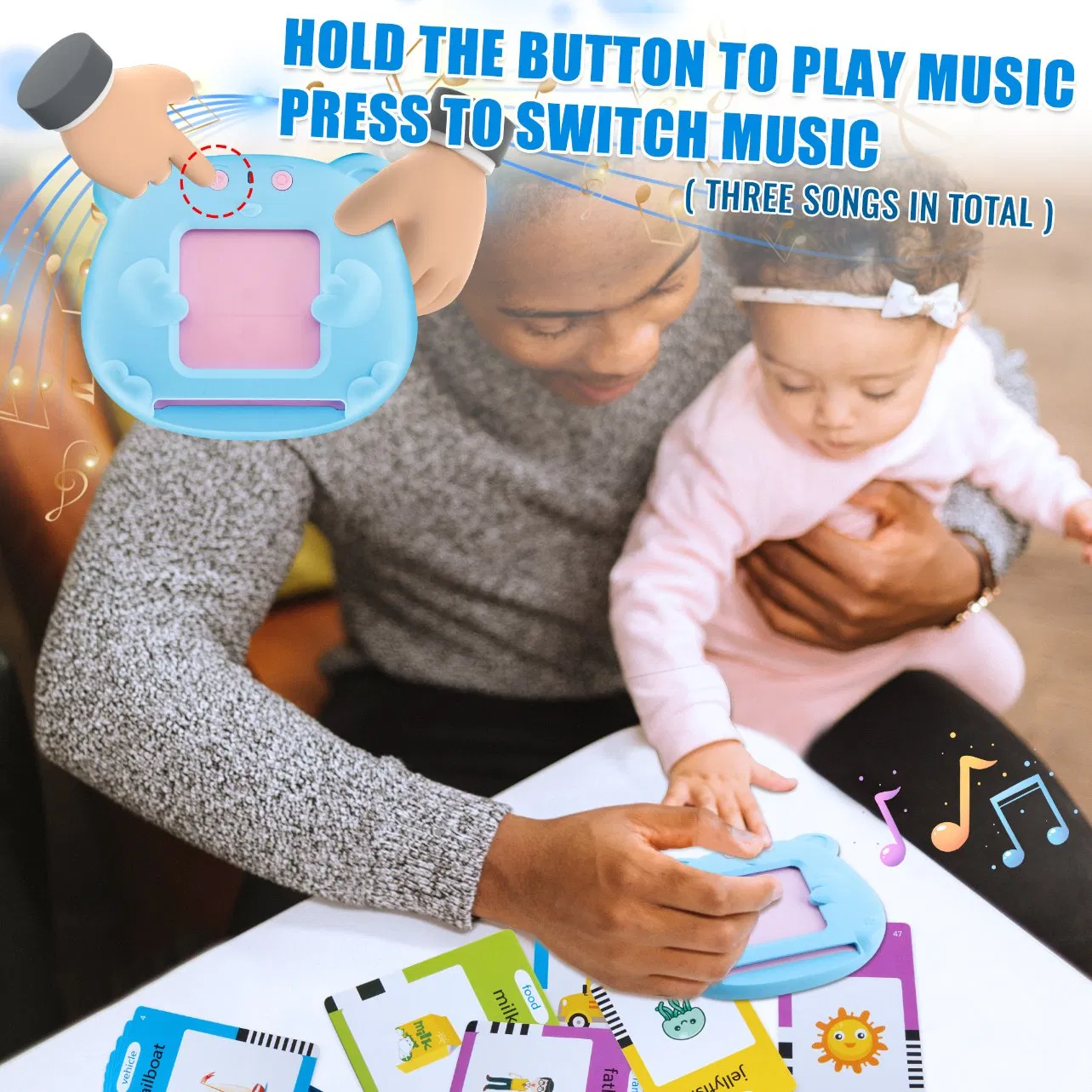 Juguetes sensoriales para niños con autismo, juguetes educativos para preescolar, terapia del habla, máquina de aprendizaje temprano, juguetes electrónicos de tarjetas de flash que hablan con 224 palabras visuales