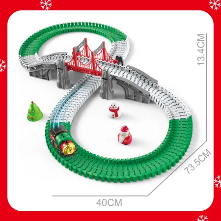 Pista de tren de Navidad 3