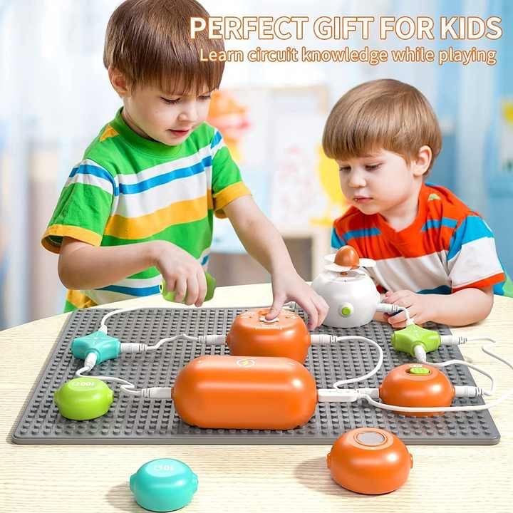 Conjunto de Bloques de Construcción Electrónicos Xinbo Nueva Ciencia Experimento Juguete de Entrenamiento Educativo STEM para Niños Puzzle de Ensamblaje de Poder