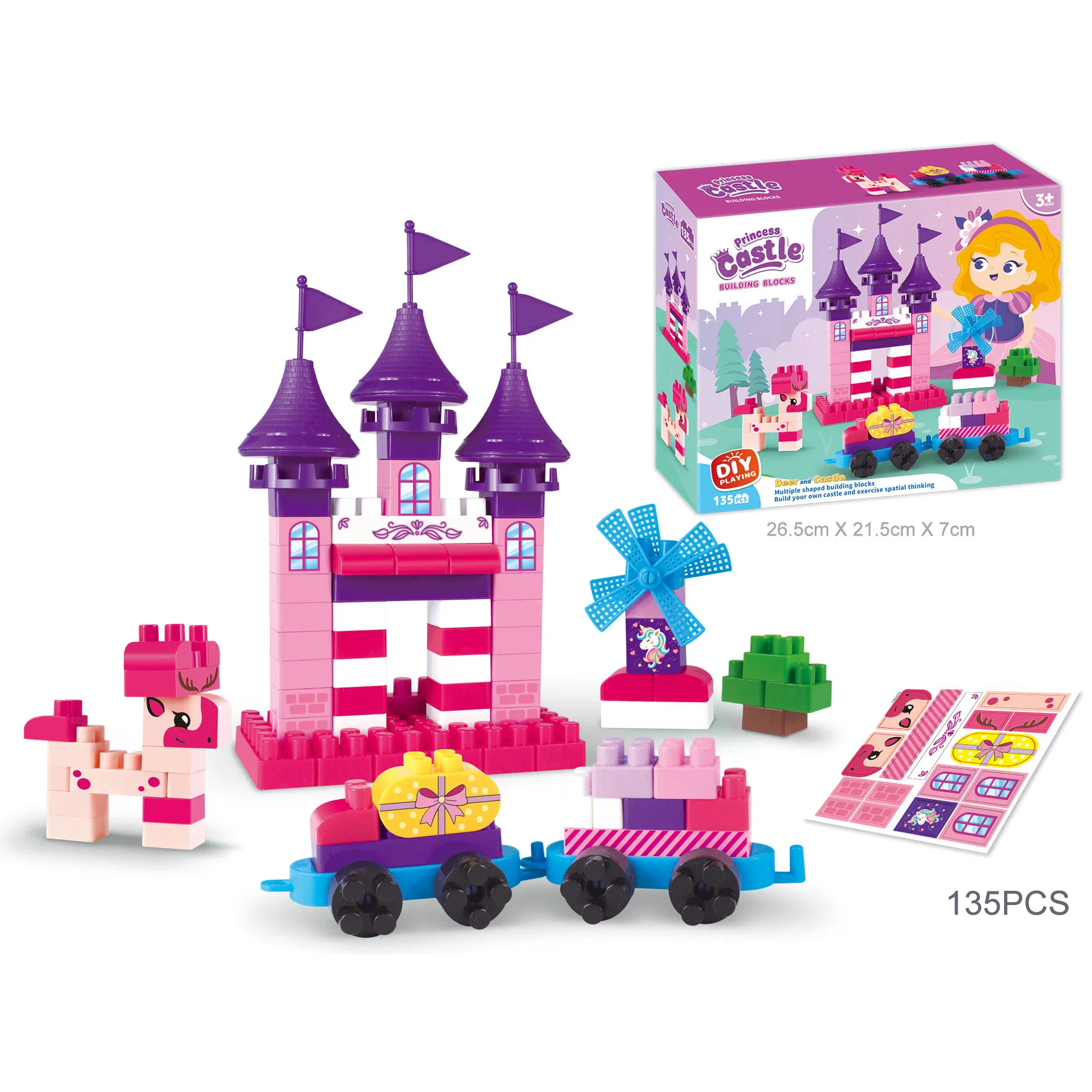 Bloque Stem Robot Animal Coche Bloques de Construcción Grandes Tamaños Partícula Juguetes Educativos para Niños Regalo