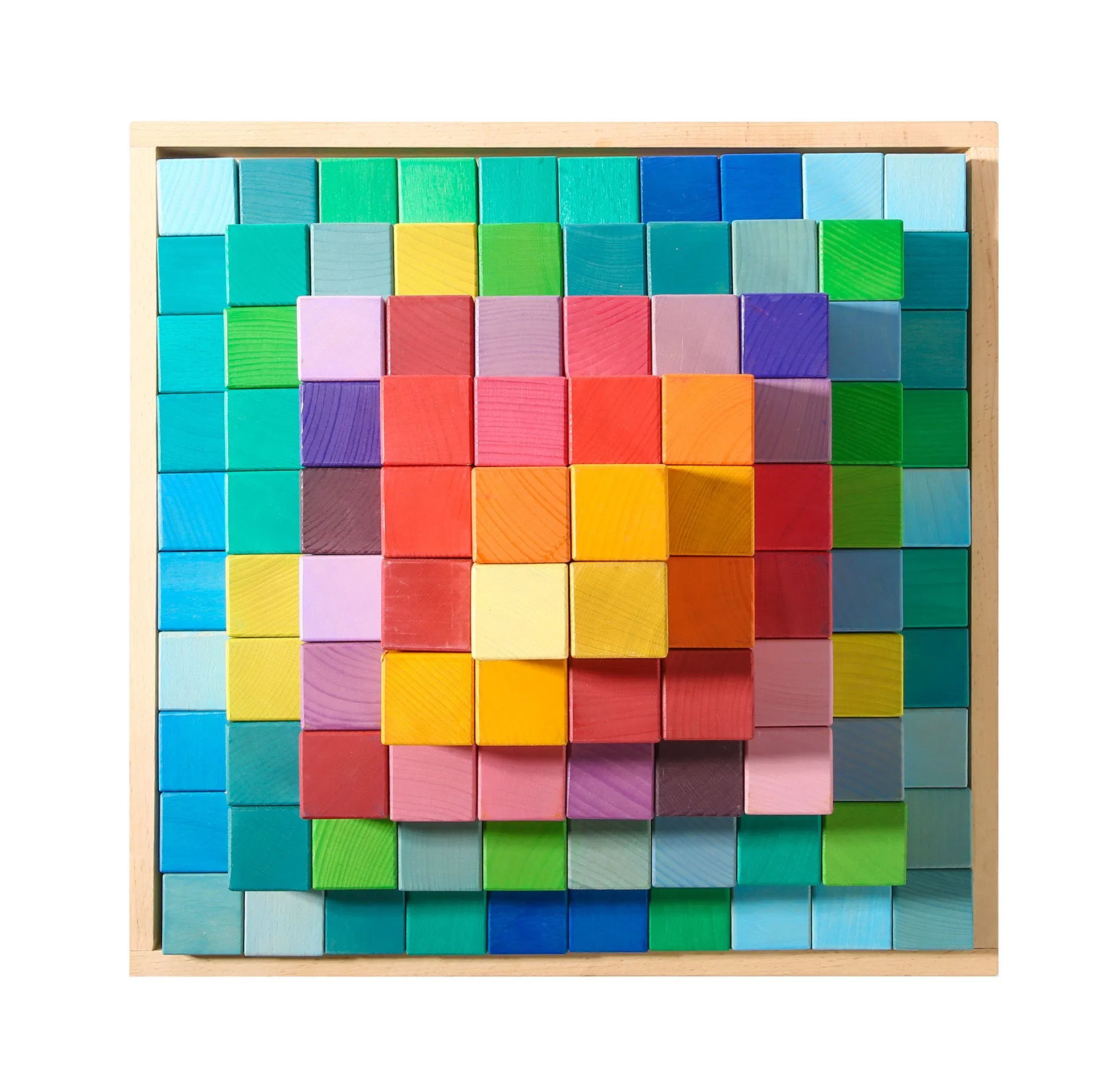 Juguete educativo de madera para niños, popular en la enseñanza Montessori, rompecabezas sensorial de cocina para niños en edad preescolar, plástico barato al por mayor
