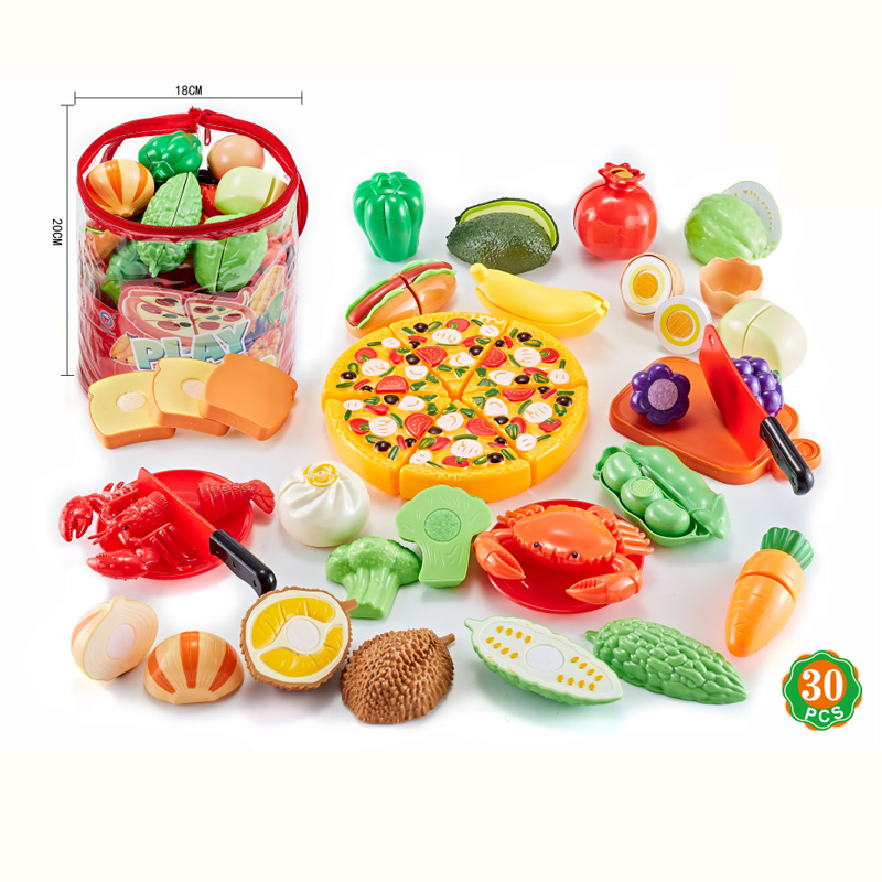 Juguete de cocina de corte para juegos de simulación educativa para niños en edad preescolar